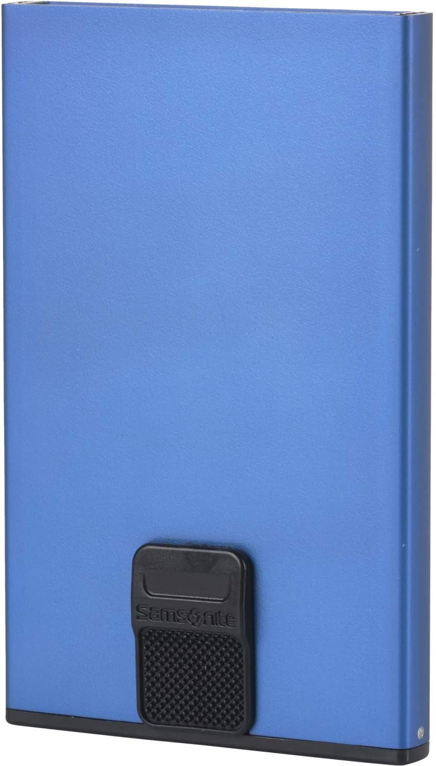 Samsonite Alu Fit SLG - Korttaske, 10,2 cm, blå (True Blue) Herrepung Naty Shop True Blue