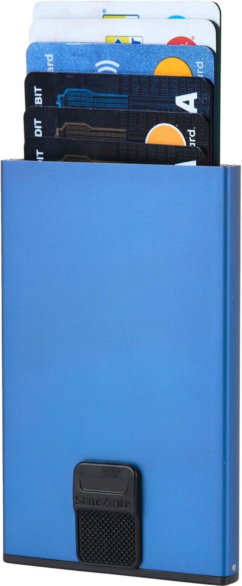 Samsonite Alu Fit SLG - Korttaske, 10,2 cm, blå (True Blue) Herrepung Naty Shop