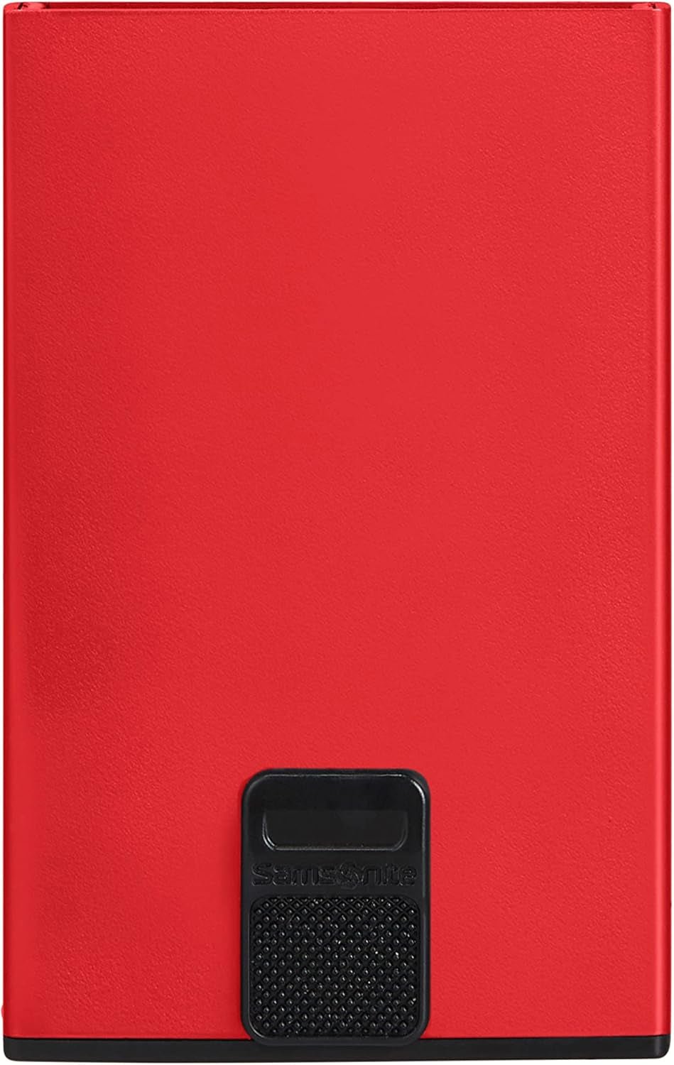 Samsonite Alu Fit SLG - Korttaske, 10,2 cm, rød (rød) Herrepung Naty Shop