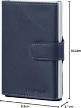 Samsonite Alu Fit SLG - Pung, 10,2 cm, blå Herrepung Naty Shop