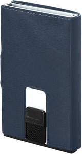 Samsonite Alu Fit SLG - Pung, 10,2 cm, blå Herrepung Naty Shop