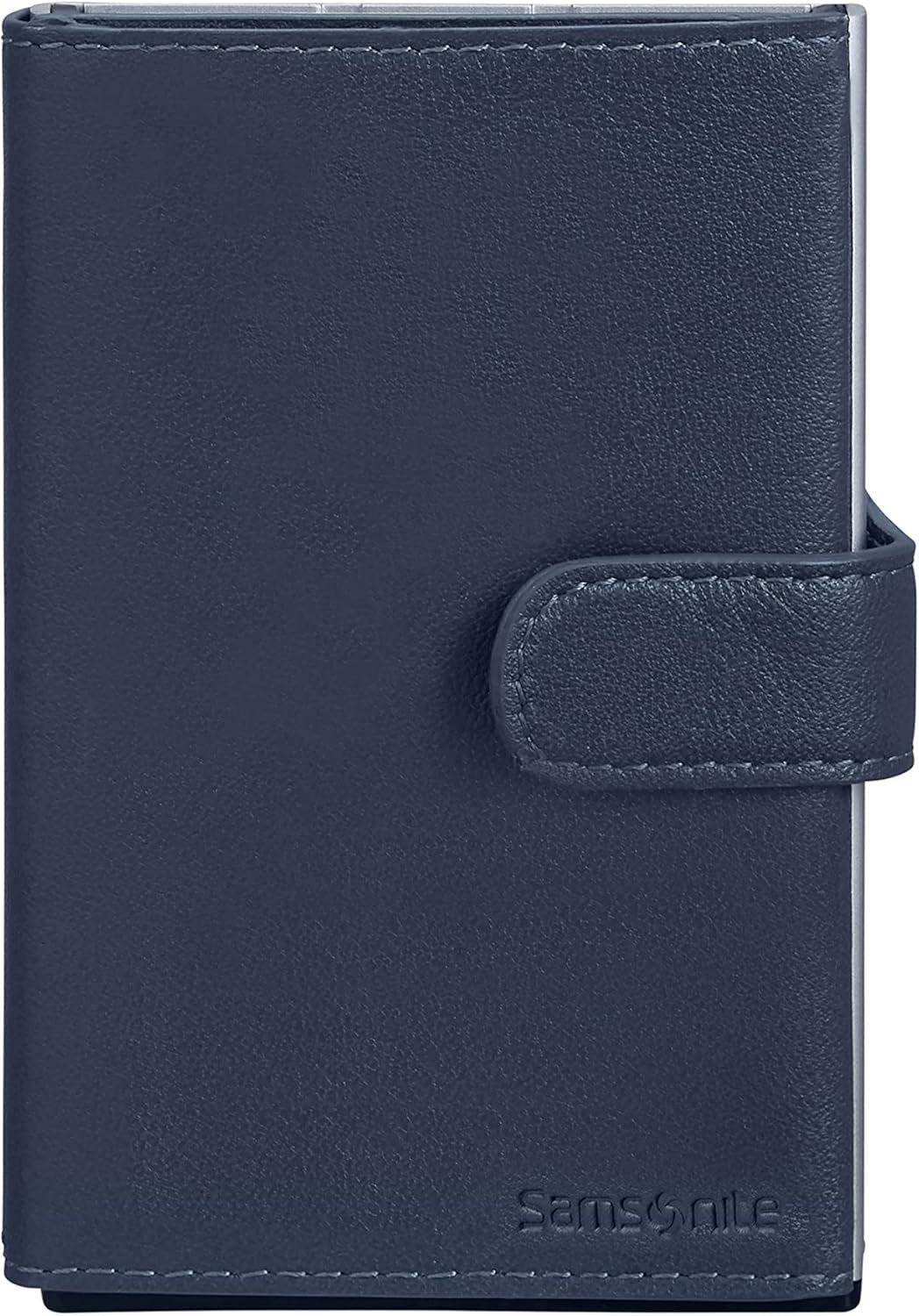 Samsonite Alu Fit SLG - Pung, 10,2 cm, blå Herrepung Naty Shop
