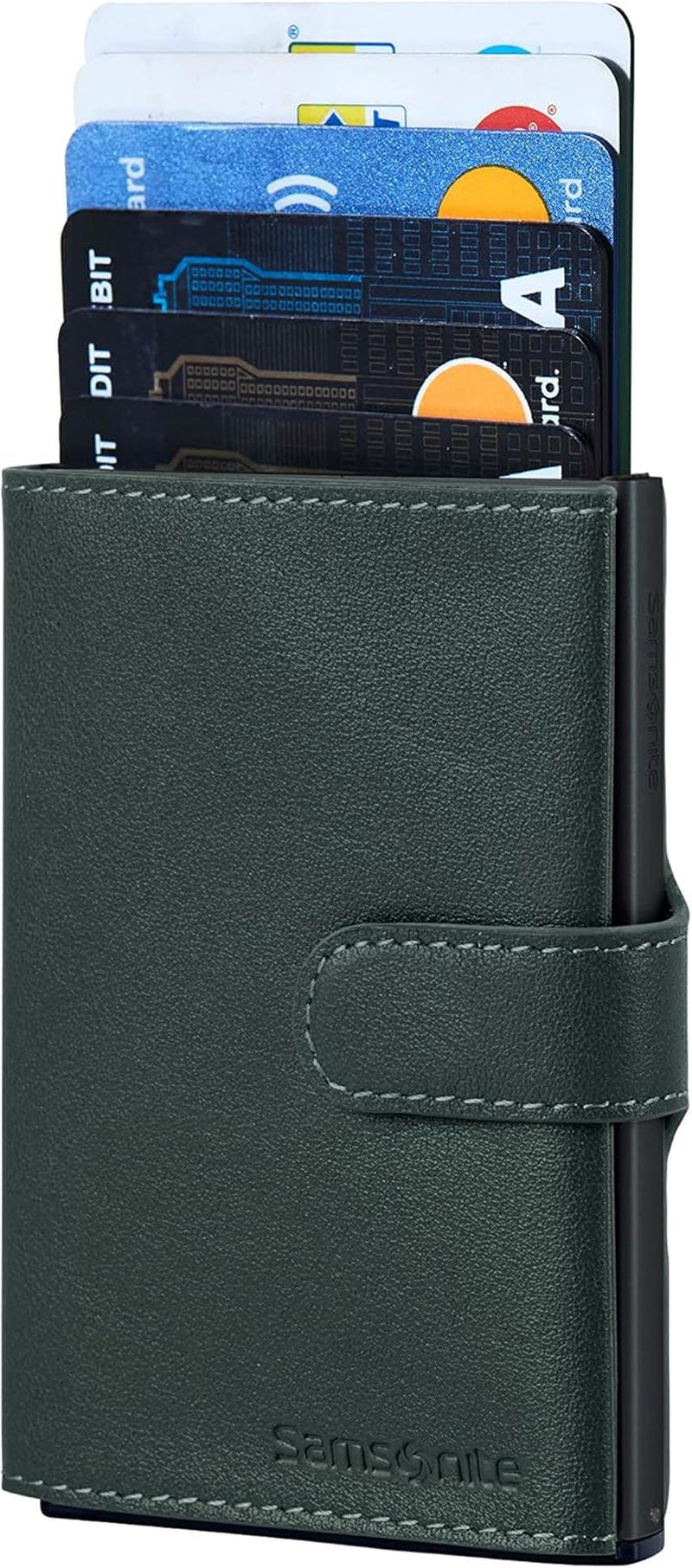 Samsonite Alu Fit SLG - Pung, 10,2 cm, grøn (Climbing Ivy) Herrepung Naty Shop
