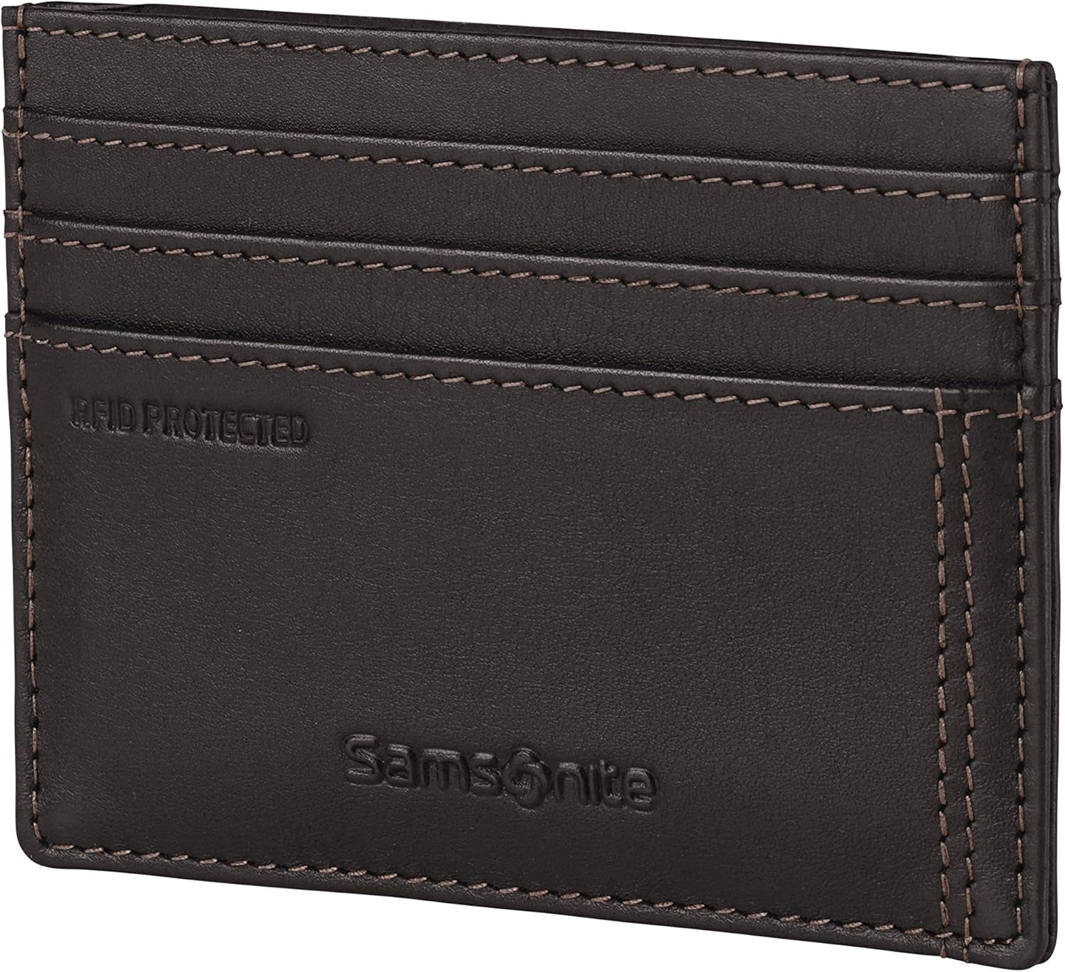 Samsonite Attack 2 SLG rejsetilbehør - kuvertkortholder, kortholder (10 cm) Herrepung Naty Shop Brown (Ebony Brown)