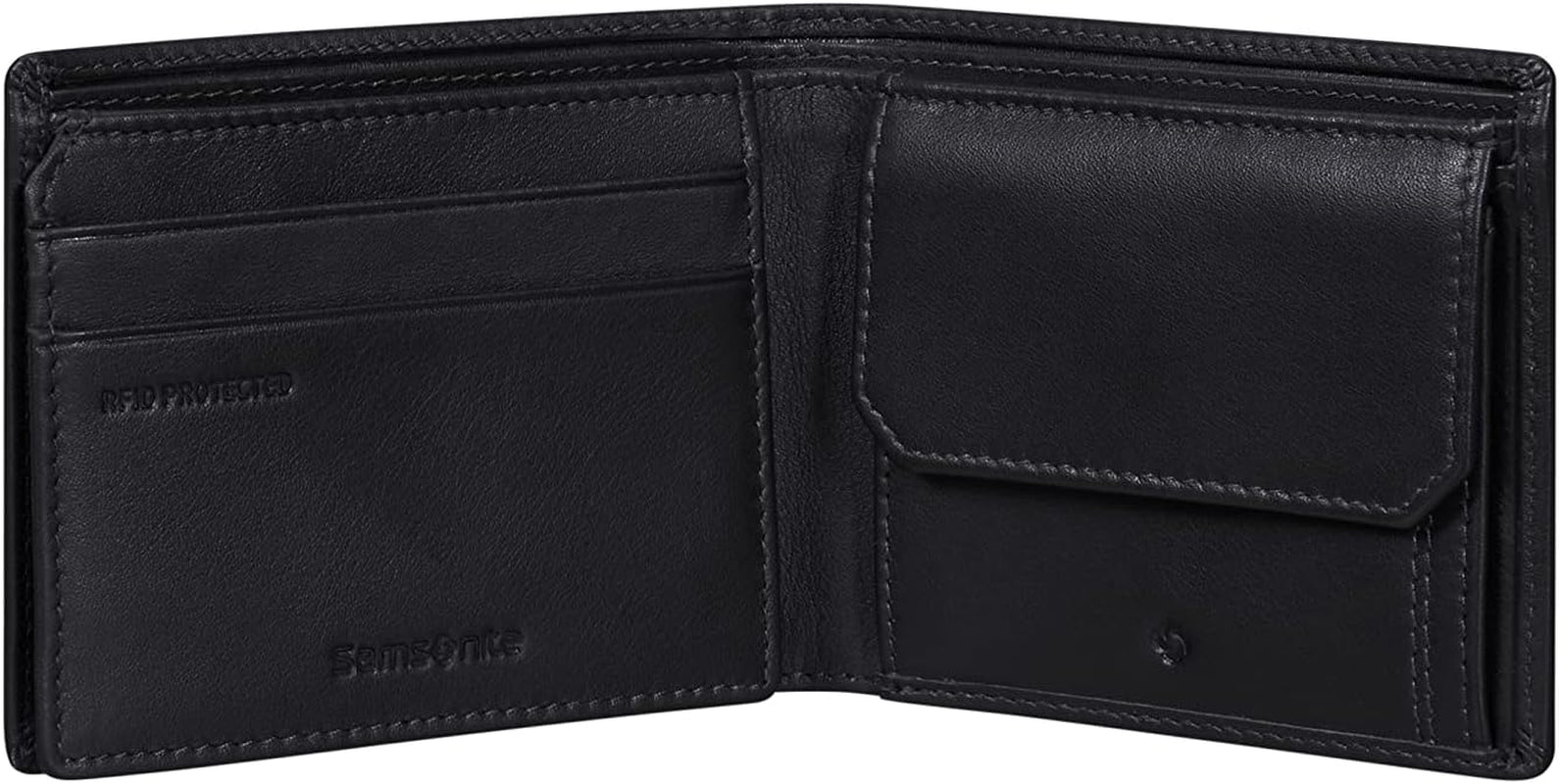 Samsonite Attack 2 SLG - Pung, 10,5 cm, sort (sort) Herrepung Naty Shop