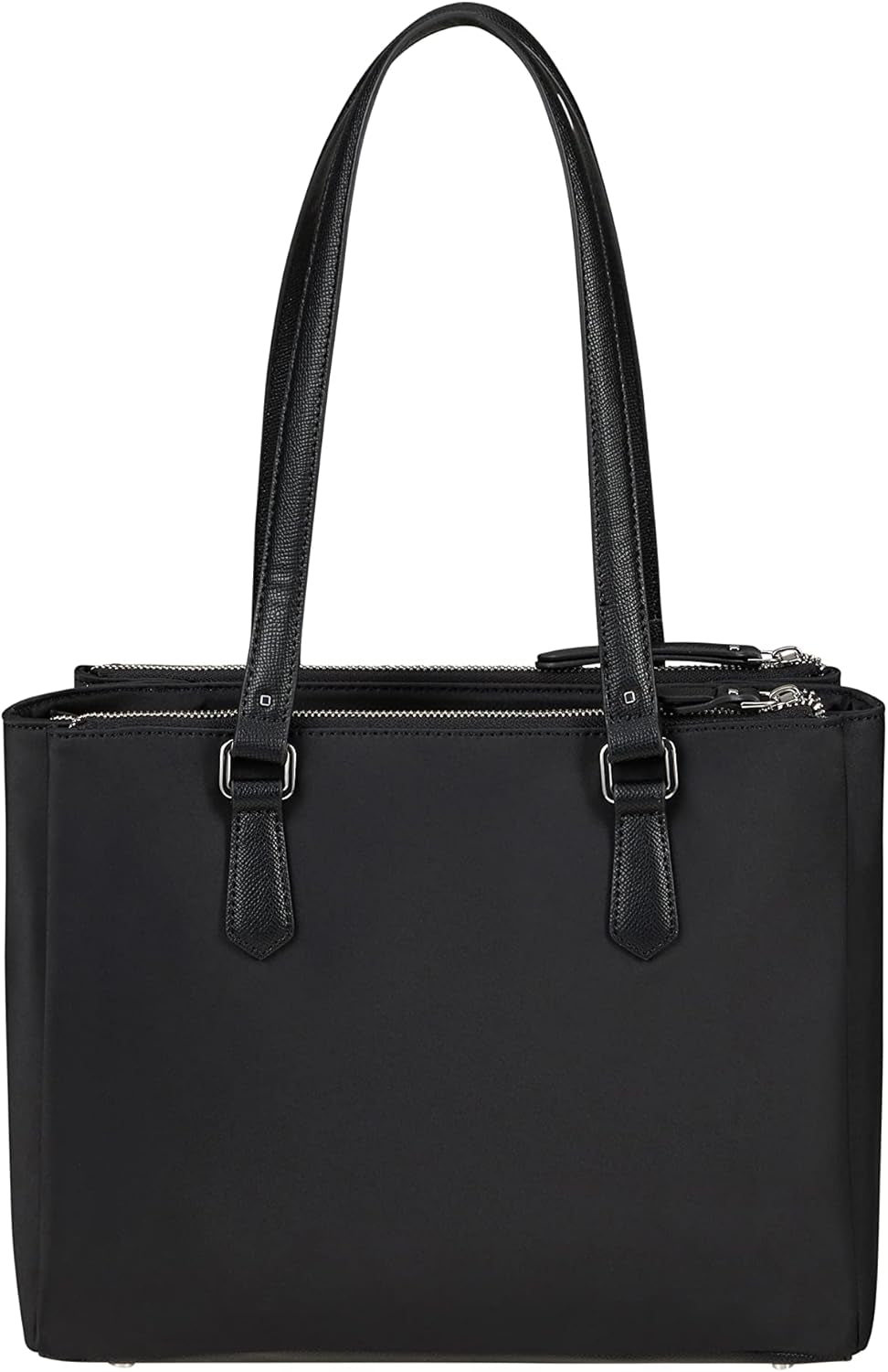 Samsonite Essentially Karissa - Skuldertaske med 3 rum, 34 cm, sort (sort) Dametasker Naty Shop