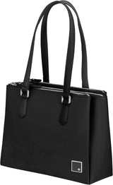 Samsonite Essentially Karissa - Skuldertaske med 3 rum, 34 cm, sort (sort) Tasker Dame Naty Shop Sort (sort)