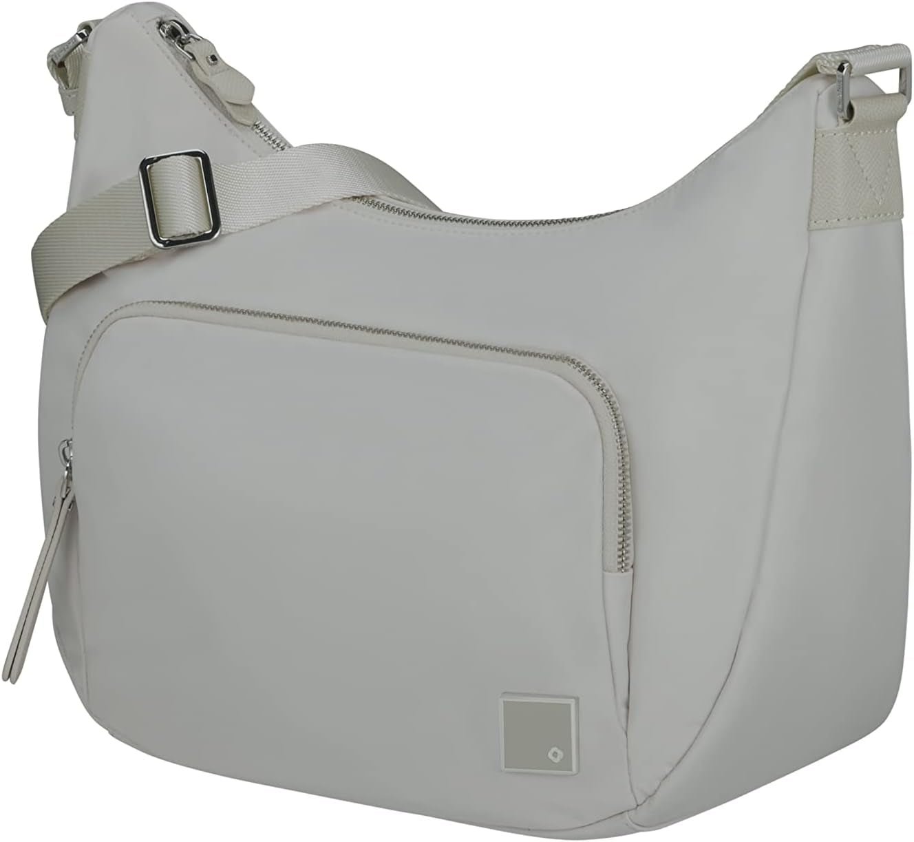 Samsonite Essentially Karissa - Skuldertaske M, 36 cm, sort (Sort) Tasker Dame Naty Shop Grå (Dove Grey) Skuldertaske M