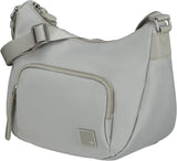 Samsonite Essentially Karissa - Skuldertaske M, 36 cm, sort (Sort) Tasker Dame Naty Shop Grå (Dove Grey) Skuldertaske S