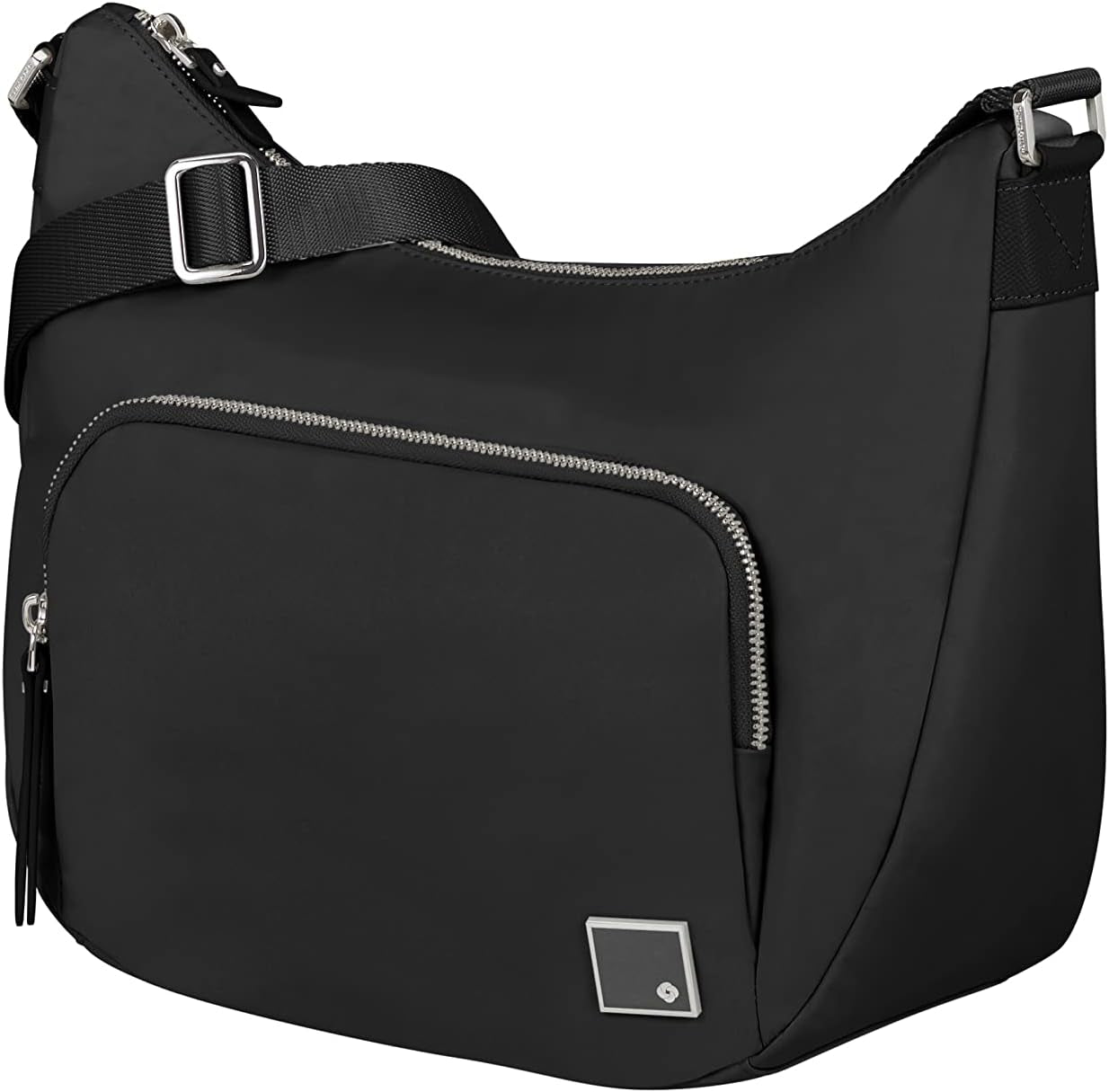 Samsonite Essentially Karissa - Skuldertaske M, 36 cm, Sort (Sort) Dametasker Naty Shop Sort (Sort) Skuldertaske M