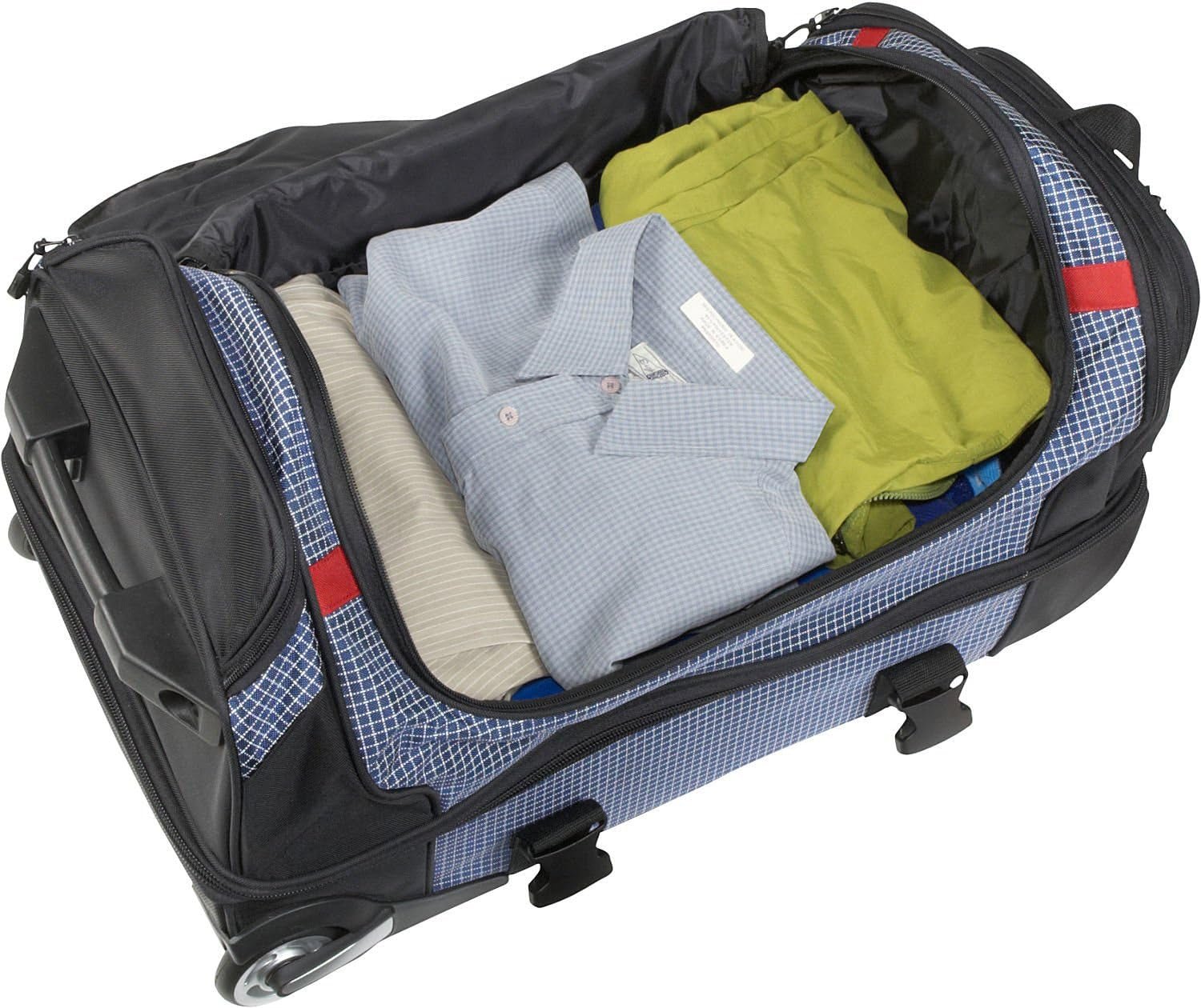Samsonite Ripstop rejsetaske med hjul, blå (blå) - 46243 Bagage og rejseudstyr Naty Shop