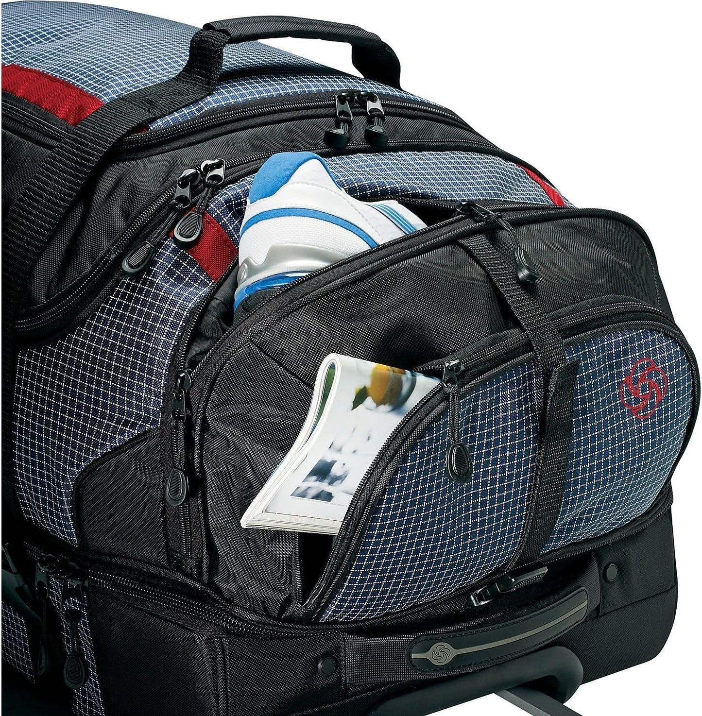Samsonite Ripstop rejsetaske med hjul, blå (blå) - 46243 Bagage og rejseudstyr Naty Shop