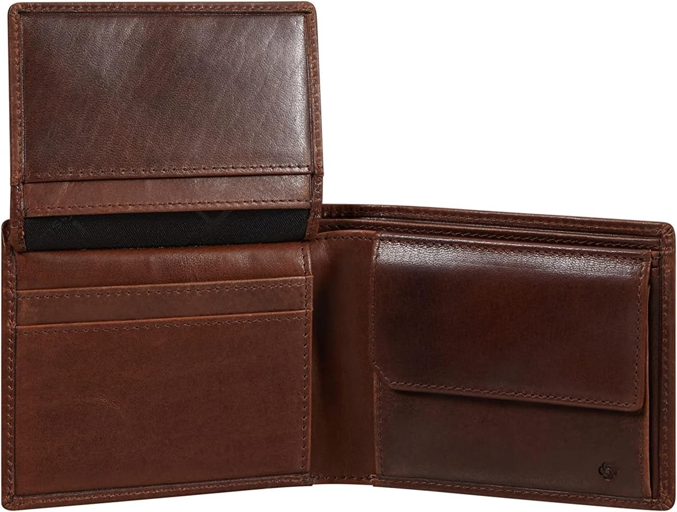 Samsonite Veggy SLG - Pung, 10,5 cm, brun (mørkebrun) Herrepung Naty Shop