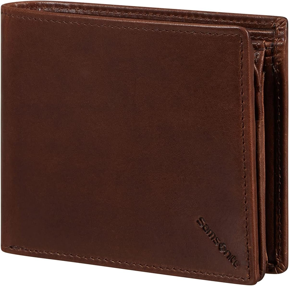 Samsonite Veggy SLG - Pung, 10,5 cm, brun (mørkebrun) Herrepung Naty Shop Standardtitel