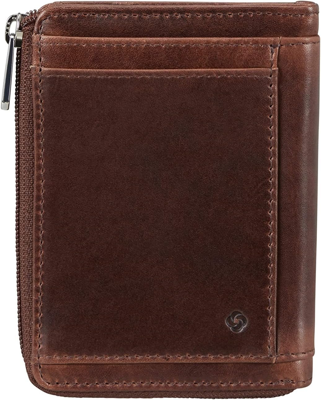 Samsonite Veggy SLG - Pung, 10,8 cm, brun (mørkebrun) Herrepung Naty Shop