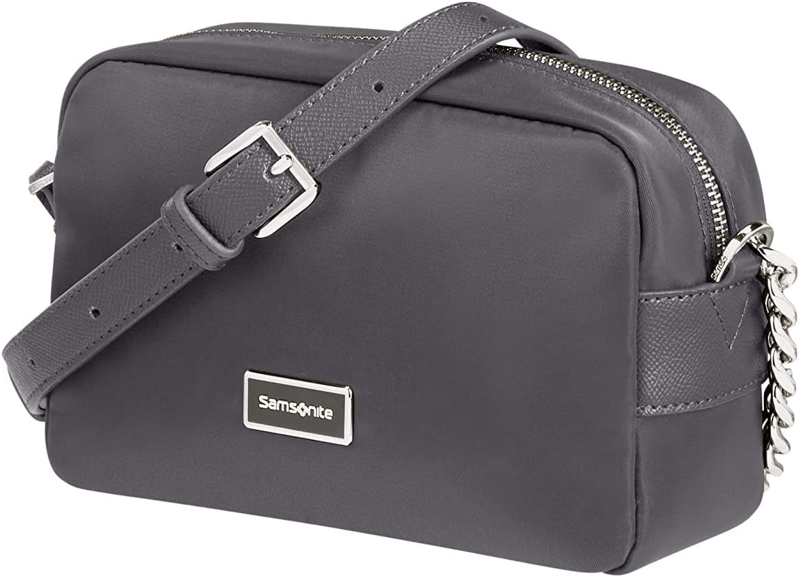 Samsonite Women's Karissa 2.0 - Skuldertaske Messenger Bag (1 pakke) Dametasker Naty Shop Grey (Eco Dark Grey) Xs (21 Cm)