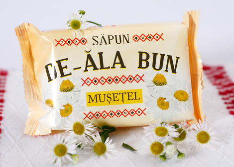 De-Ala Bun fast sæbe, kamille, 90 g Hotel Cosmetics Naty Shop