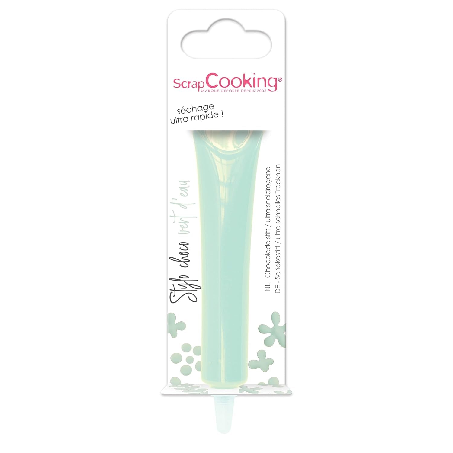 ScrapCooking - madfarve, forskellige farver, skriverør, 25 gram Sukkerpasta Naty Shop Vandgrønt Small