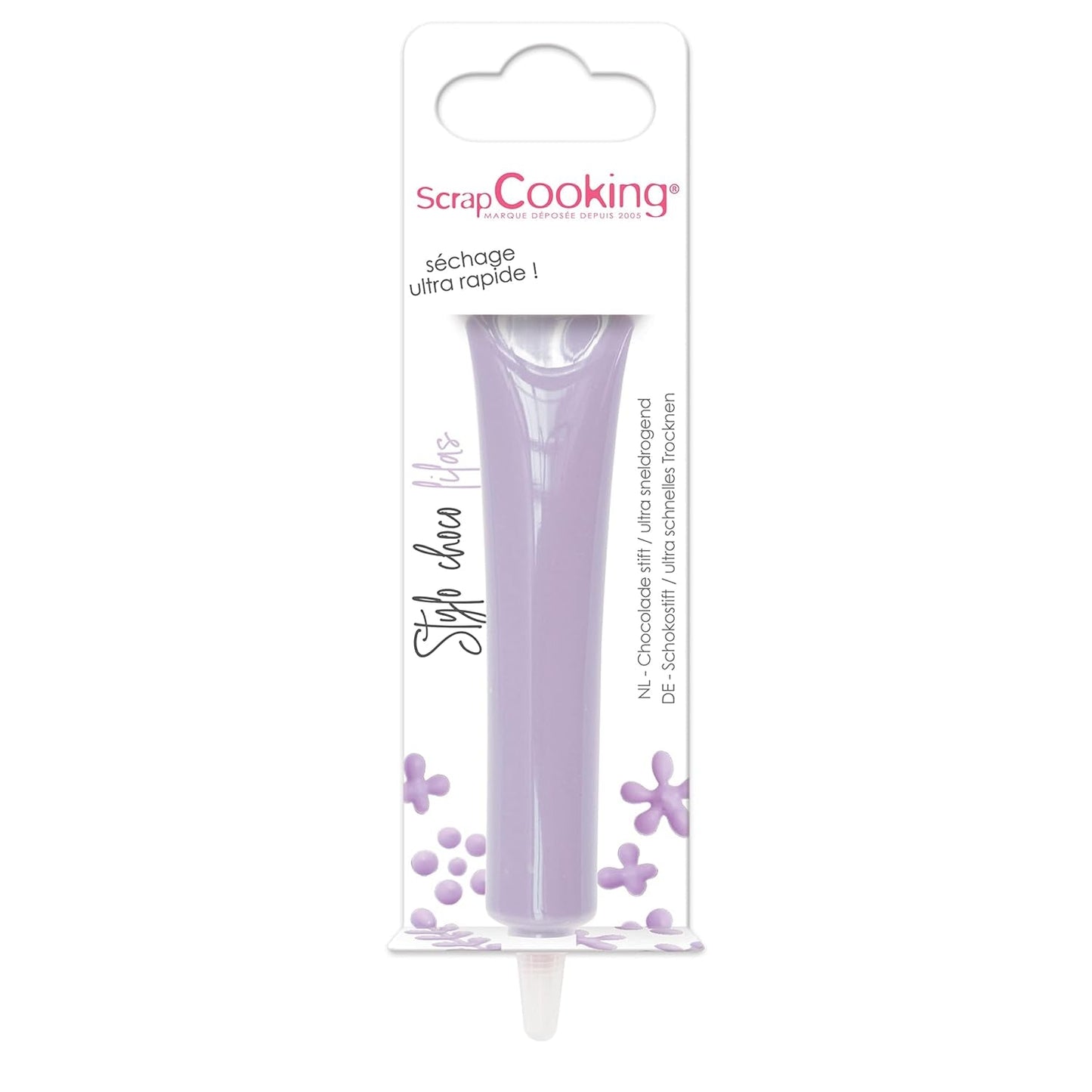ScrapCooking - madfarve, forskellige farver, i rør til skrivning, 25 gram Naty Shop Lila Lille sukkerpasta