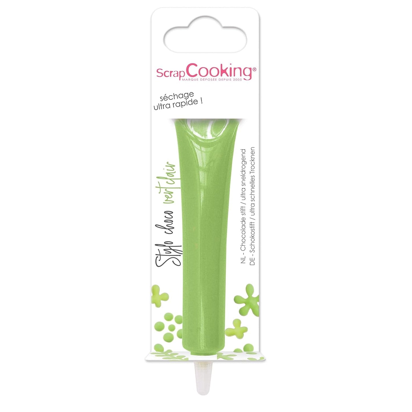 ScrapCooking - madfarve, forskellige farver, tube til skrivning, 25 gram Naty Shop Sugar Paste Light Green Small