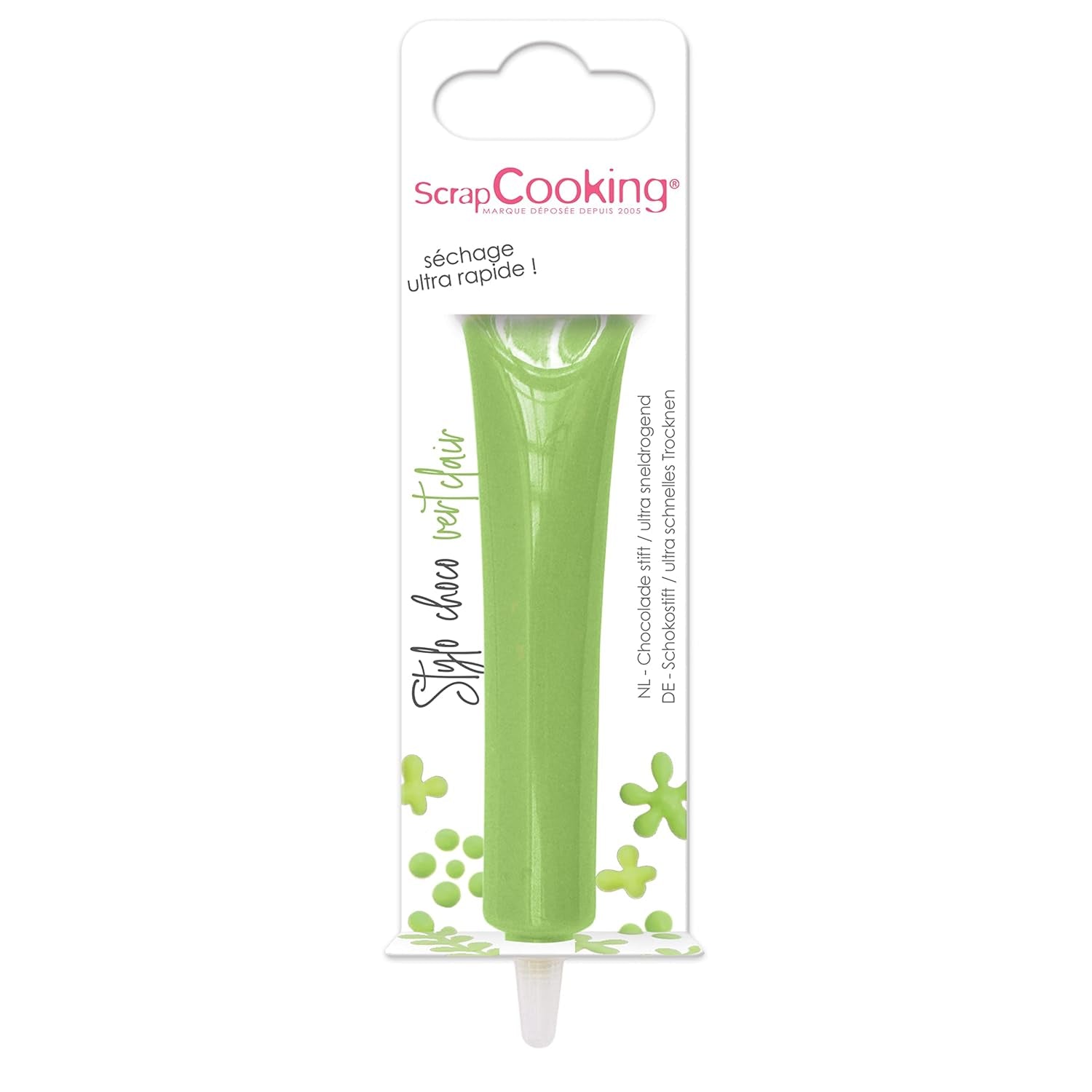 ScrapCooking - madfarve, forskellige farver, tube til skrivning, 25 gram Naty Shop Sugar Paste Light Green Small