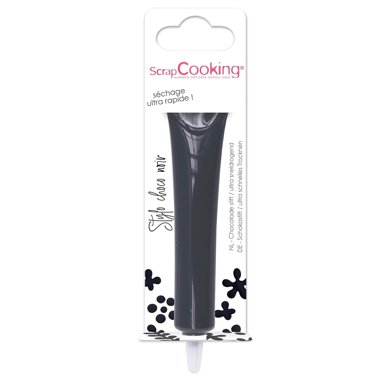 ScrapCooking - madfarve, forskellige farver, i rør til skrivning, 25 gram Naty Shop Sort sukkerpasta 25 G (1 pakke)