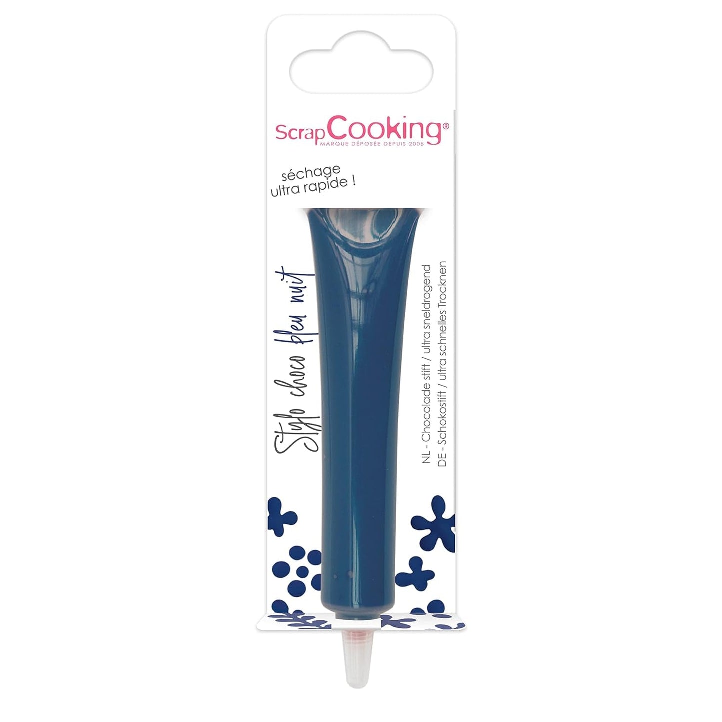 ScrapCooking - madfarve, forskellige farver, i et rør til skrivning, 25 gram Naty Shop sukkerpasta Natblå Lille
