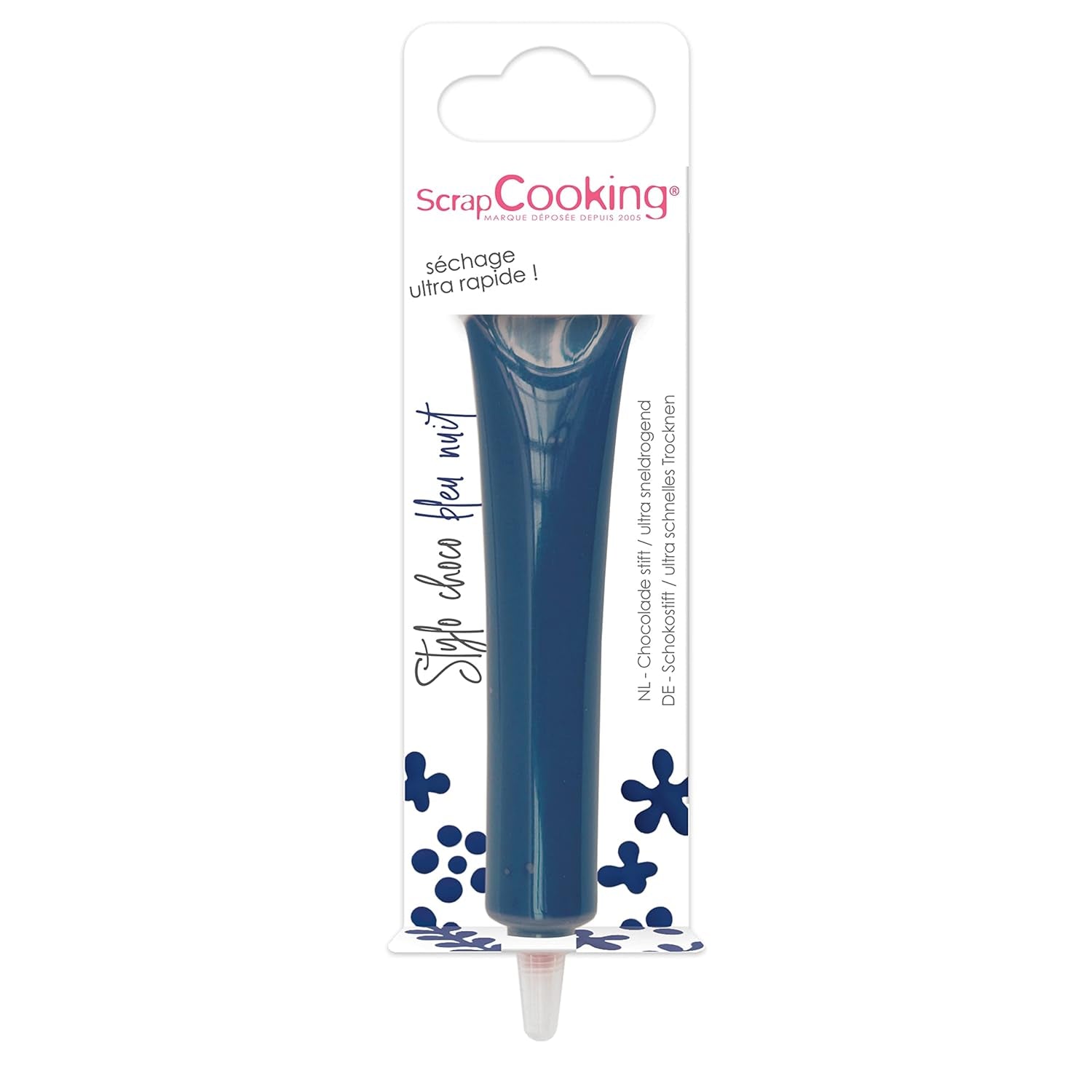 ScrapCooking - madfarve, forskellige farver, i et rør til skrivning, 25 gram Naty Shop sukkerpasta Natblå Lille