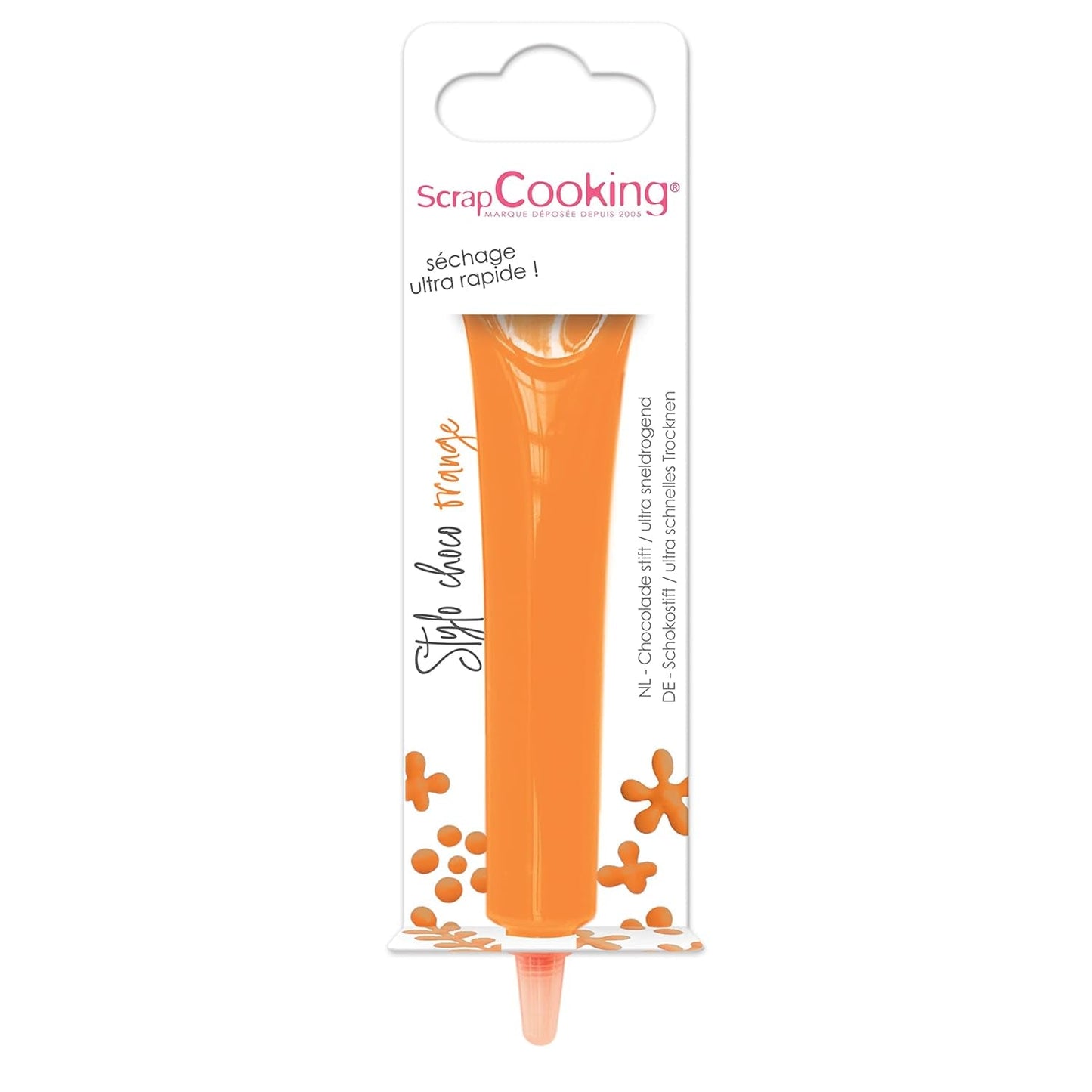 ScrapCooking - madfarve, forskellige farver, i rør til skrivning, 25 gram Naty Shop Small Orange Sukkerpasta