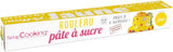 ScrapCooking - Pink fondant rulle â'¬ 36 cm - Rullet sort fondant 430 g - Kage topper fondant topper dekoration til kager, bagning, fødselsdage, fester - Pink - 7264 Naty Shop Gul sukkerpasta