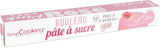 ScrapCooking - Pink fondant rulle â'¬ 36 cm - Rullet sort fondant 430 g - Kage topper fondant topper dekoration til kager, bagning, fødselsdage, fester - Pink - 7264 Sukkerpasta Naty Shop Pink