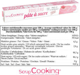 ScrapCooking - Pink fondant rulle â'¬ 36 cm - Rullet sort fondant 430 g - Kage topper fondant topper dekoration til kager, bagning, fødselsdage, fester - Pink - 7264 Sukkerpasta Naty Shop