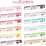 ScrapCooking - Pink fondant rulle â'¬ 36 cm - Rullet sort fondant 430 g - Kage topper fondant topper dekoration til kager, bagning, fødselsdage, fester - Pink - 7264 Sukkerpasta Naty Shop