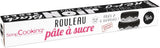 ScrapCooking - Pink fondant rulle â'¬ 36 cm - Rullet sort fondant 430 g - Kage topper fondant topper dekoration til kager, bagning, fødselsdage, fester - Pink - 7264 Naty Shop Sort sukkerpasta