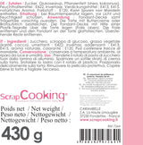 ScrapCooking - Pink fondant rulle â'¬ 36 cm - Rullet sort fondant 430 g - Kage topper fondant topper dekoration til kager, bagning, fødselsdage, fester - Pink - 7264 Sukkerpasta Naty Shop