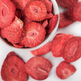 Seba Garden Premium frysetørrede jordbær, lækre middelhavsjordbær, ikke-GMO og veganske (100 g) Tørrede produkter Min butik