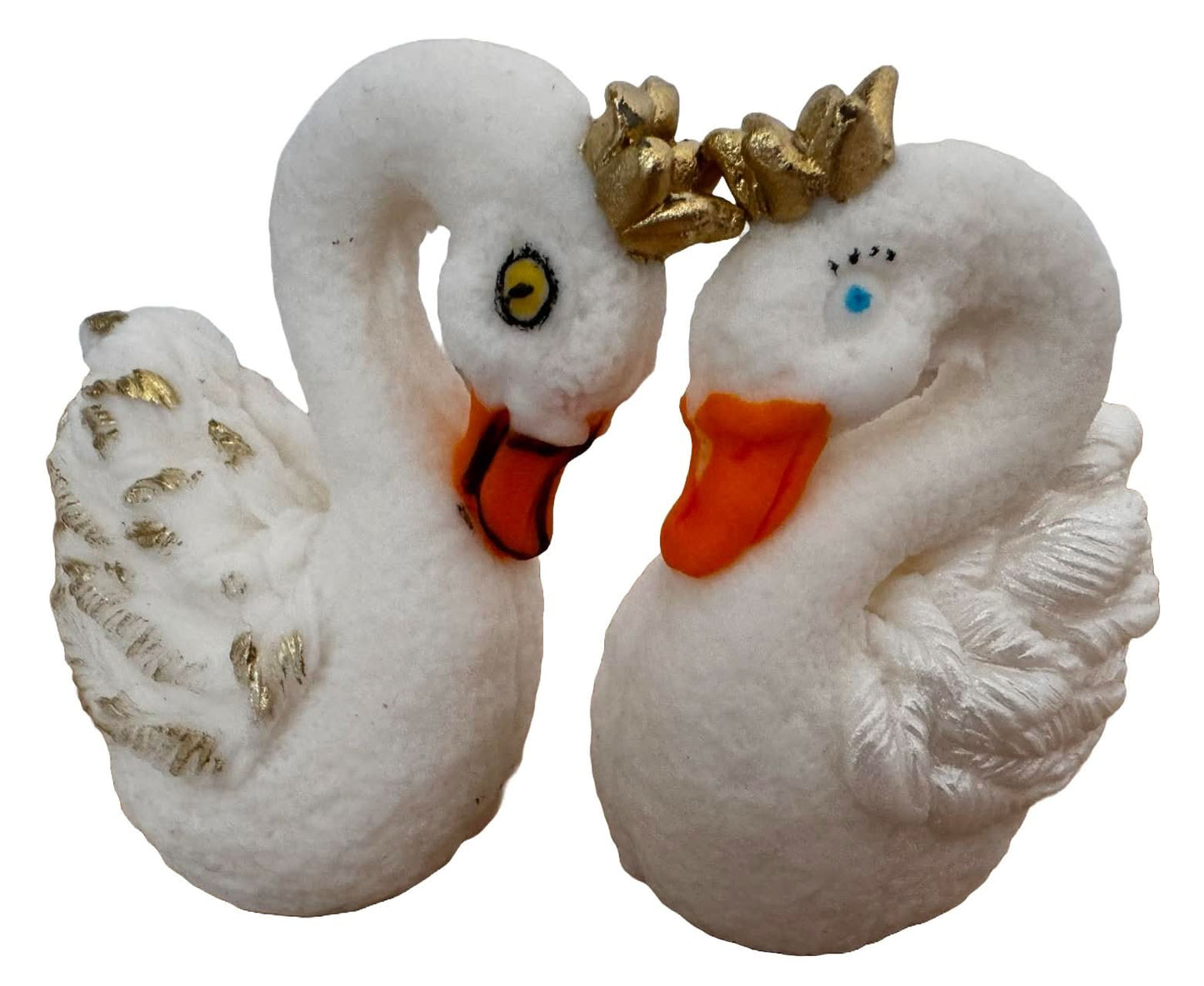 Sæt med 2 spiselige sukkerpynt, Swans Sugar Paste Decorations Nati Shop