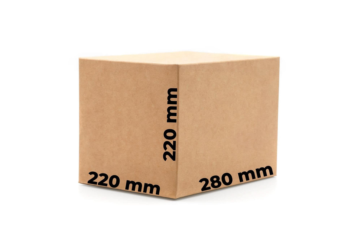 Sæt med 20 CO3 papkasser, 280 x 220 x 220 emballagekasser Nati Shop