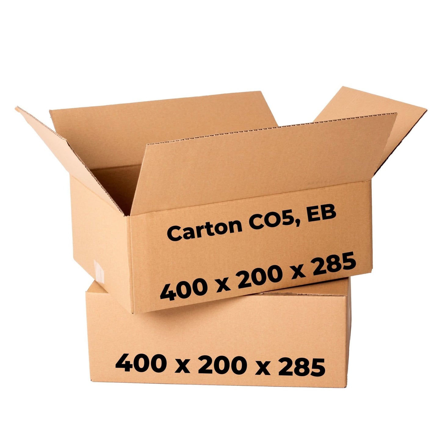 Sæt med 20 papkasser CO5, CB, 220 x 95 x 95 Emballagekasser Nati Shop