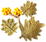 Sæt med 5 spiselige sukkerpynt, Autumn Sugar Paste Decorations Nati Shop