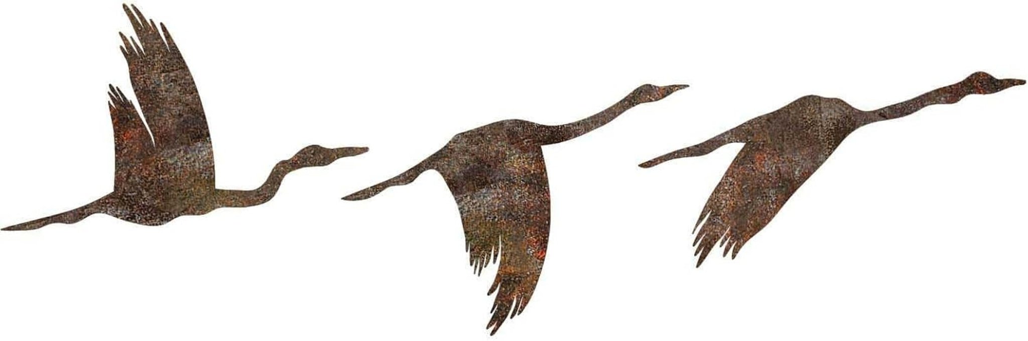 Håndmalet metal dekorative vægtilbehørssæt (3 stykker) | Antik finish | Mål: 11x16cm, 14x22cm, 18x27cm | Unik kunst til boligindretning Statuetter og skulpturer Naty Shop Standardtitel