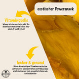 SIVIFOOD tørret mango 1 kg - tørret mango strimler eksotisk tørret frugt usvovlet uden tilsat sukker naturlig naturlig vegansk rig på vitaminer tørret mango vitaminiseret frugt snack 1000g Dehydrerede produkter Naty Shop