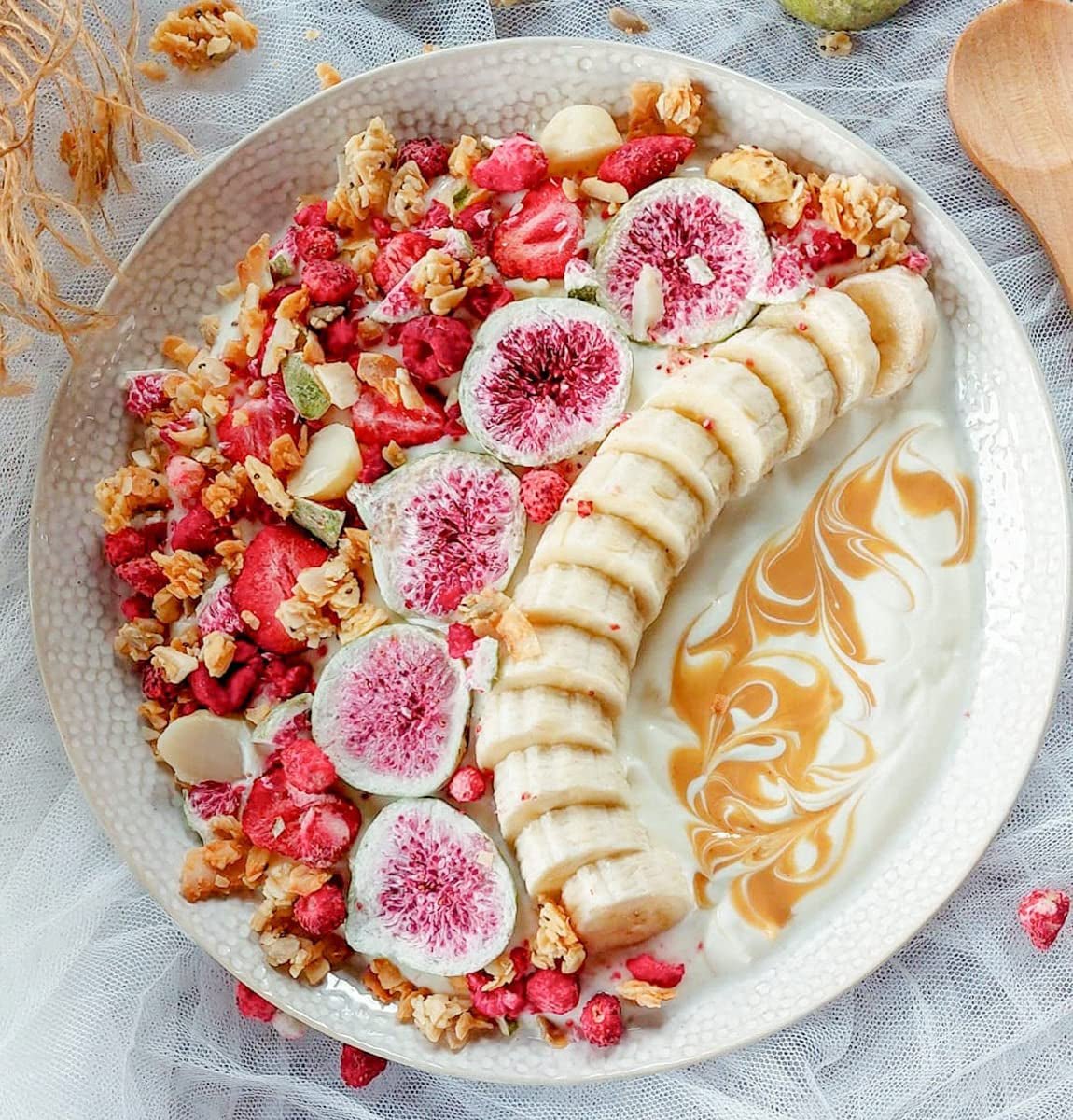Frysetørrede figner BRIX | Naturlige, tørrede figner 95 g | Great Taste Award for tørret frugt, tørret | Ikke-GMO, glutenfri, veganske, tilbageholdte vitaminer Naty Shop dehydrerede produkter