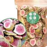 Frysetørrede figner 100% naturlige tørrede figner | Uden tilsat sukker Sundt frysetørret slik | Frysetørrede frugter Frysetørrede figner | ZingyZoo (100g) Naty Shop dehydrerede produkter 300G