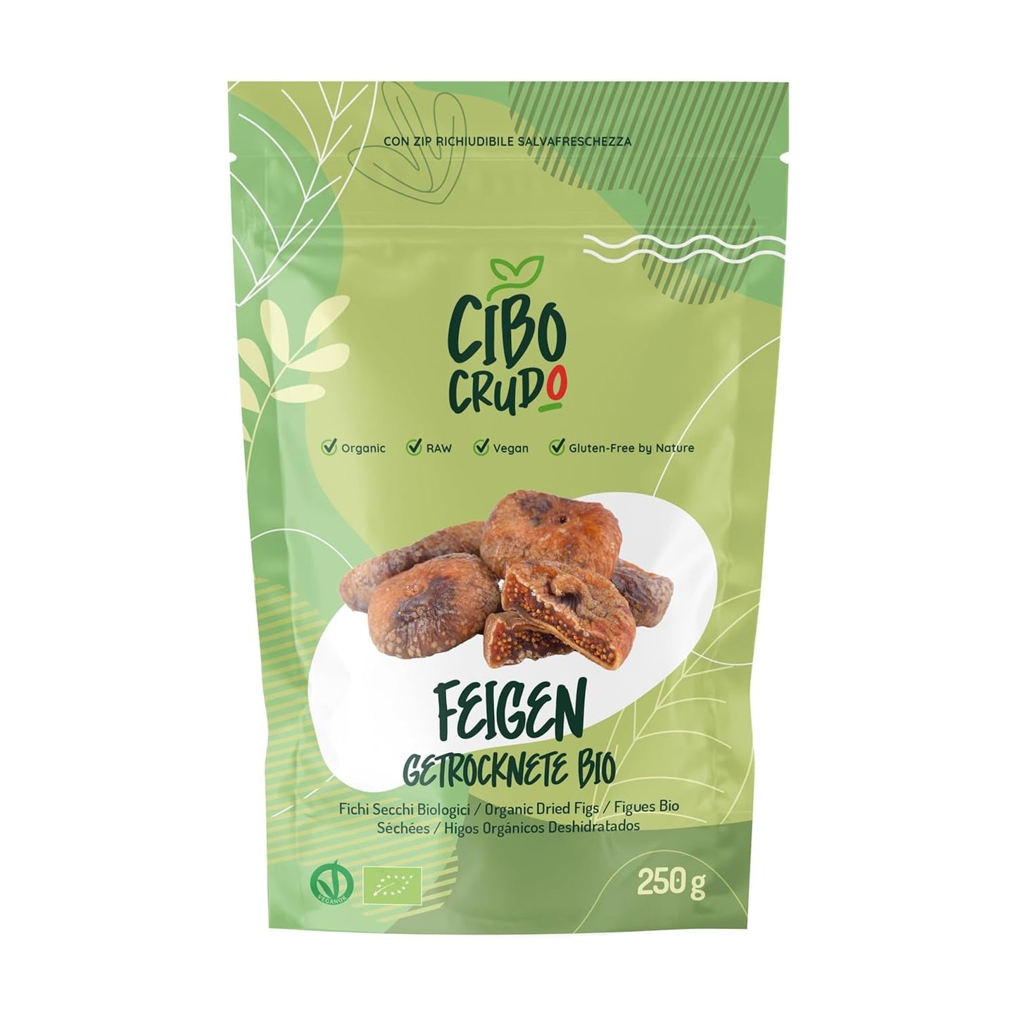 Usødede økologiske tørrede figner - 250g. Tørrede tyrkiske figner usødet. Naturprodukt af høj kvalitet. Økologiske tørrede figner. Naty Shop dehydrerede produkter 250 G (1 pakke)