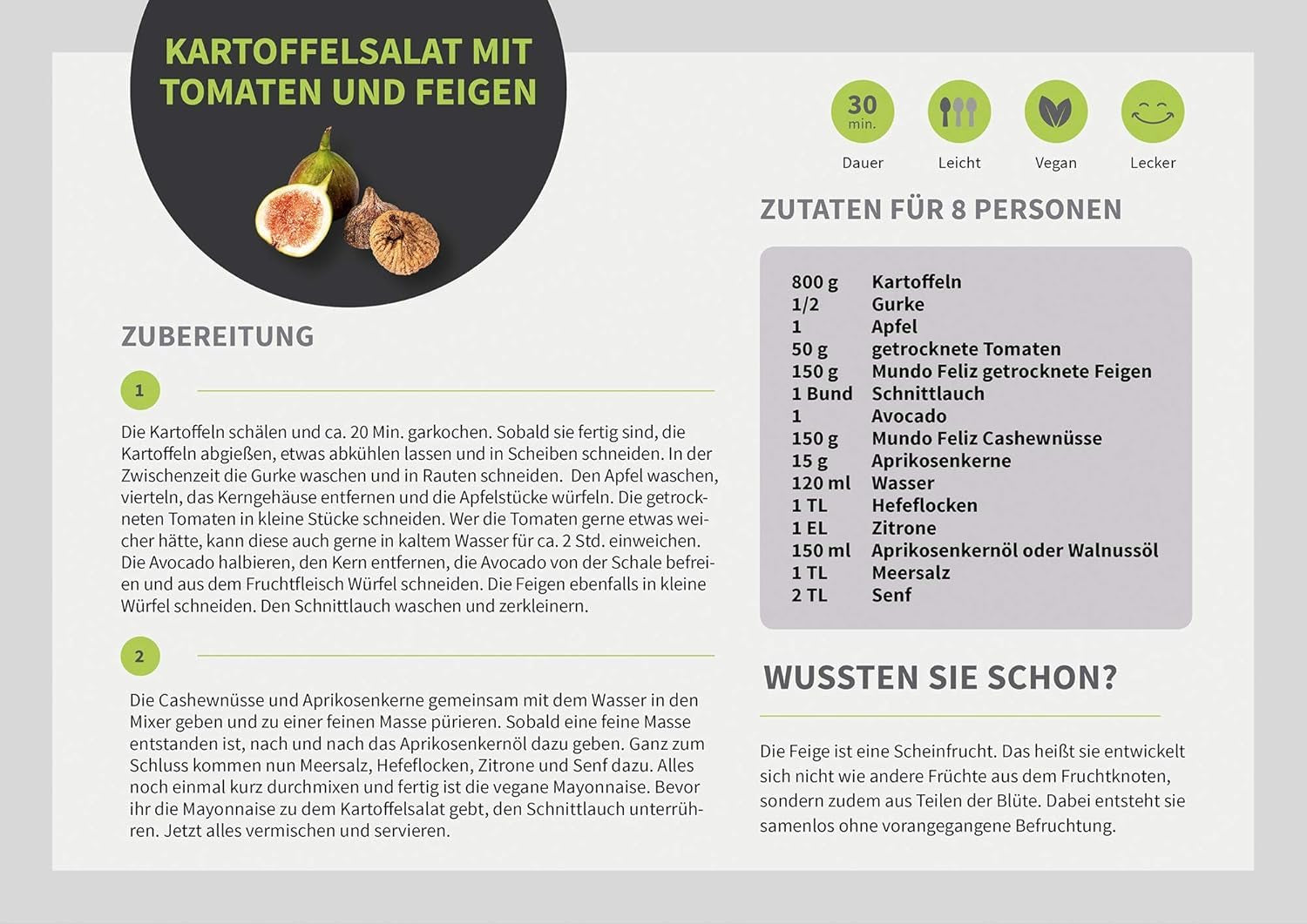 Mundo Feliz tørrede figner fra økologisk landbrug, 2 x 500 g Naty Shop dehydrerede produkter