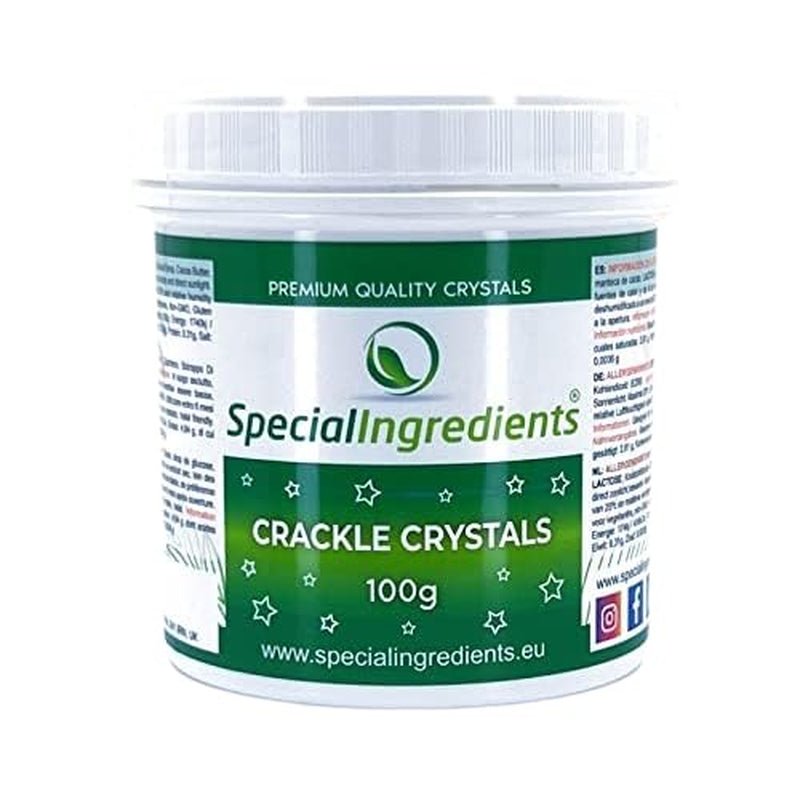Særlige ingredienser Crackle Crystals Crackle 500g Den højeste kvalitet, ikke-GMO, ideel til kager, slik og is Naty Shop Sugar Paste 100G