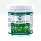 Særlige ingredienser Crackle Crystals Crackle 500g Den højeste kvalitet, ikke-GMO, ideel til kager, slik og is Naty Shop Sugarpaste 500G (1 pakke)