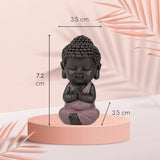 Baby Buddha Pink Toga figur - Inspirerende og munter figur - Positiv talisman Koncentration - Sød og spirituel gaveidé - H 7 cm - Zen'Light Statuetter og skulpturer Naty Shop