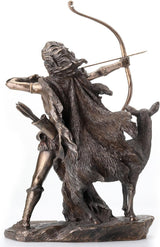 Bronzestatue af jagtens gudinde og de vilde Naty Shop-statuetter og skulpturer